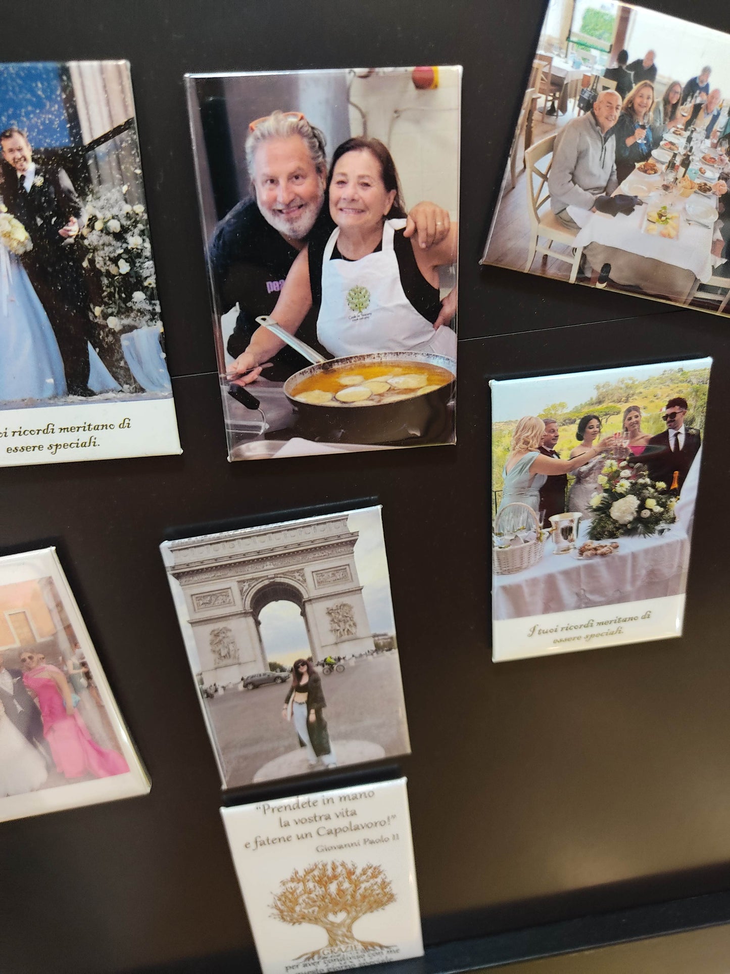 SET 8 FOTOMAGNETI RETTANGOLARE 8x5 cm spedizione gratis