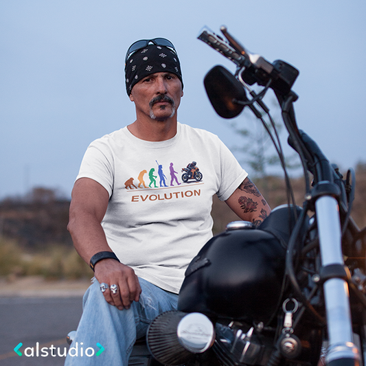 T-SHIRT UOMO EVOLUTION MOTO