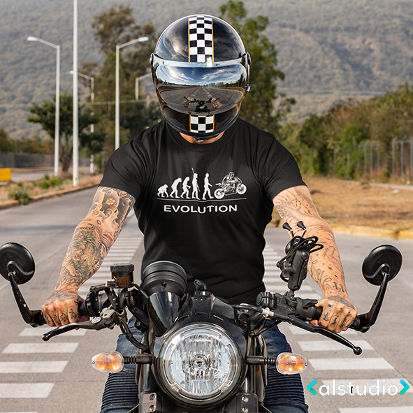 T-SHIRT UOMO EVOLUTION MOTO