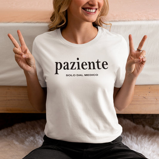 T-SHIRT DONNA PAZIENTE