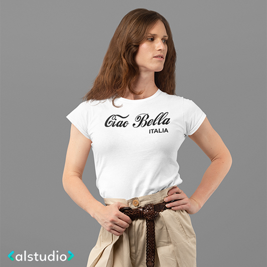 T-SHIRT DONNA CIAO BELLA